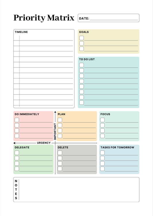 Priority Planner